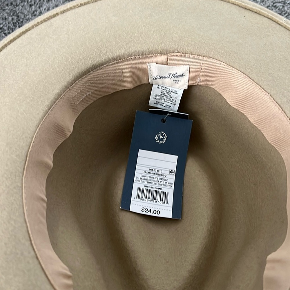 Women's Tan Hat - Picture 2 of 3